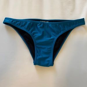 blue bikini bottoms